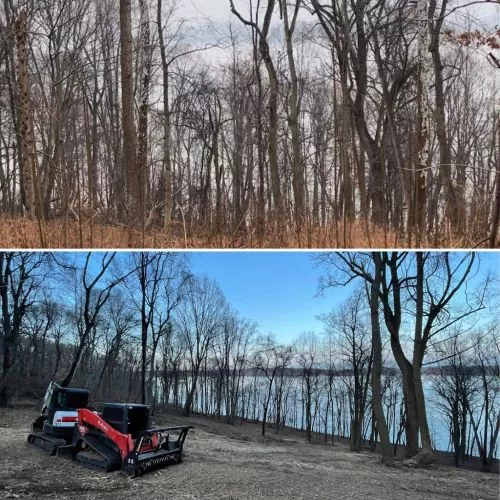 Mr. Evan went over and beyond for me from removing trees clearing the brush and installing a retaining wall using designer