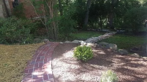 We bought our home on Washington Street as a "fixer upper" The landscaping had been neglected for decades