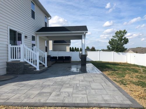  alt='Cousins Landscaping & Hardscape did a fabulous job on our house'