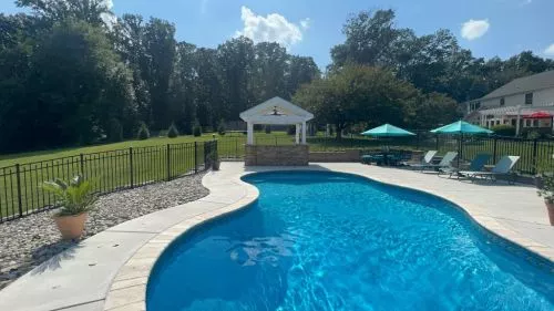 Cousins put in a paver patio with sitting benches for me. It turned out beautiful