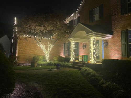  alt='Lyle and his crew did a fantastic job with yearly yard maintenance and holiday lighting on the exterior of my home'